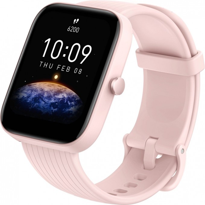Смарт-часы AMAZFIT BIP 3 A2172 розовые AMF-6972596104919